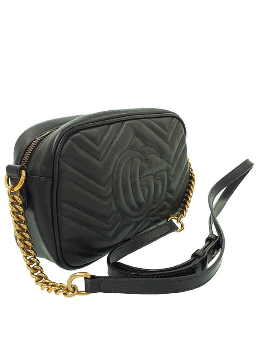 Gucci Marmont GG Camera Bag Shoulder Black